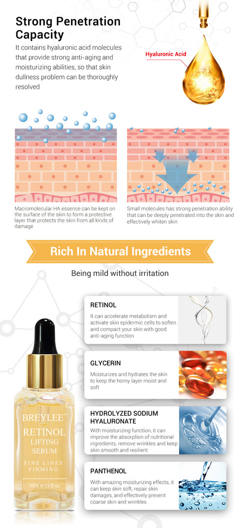 Retinol Lifting Firming  Face Collagen Essence Serum - ROUTINE FASHION